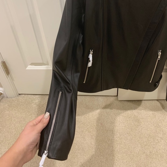 Leather jacket new with tag - Picture 4 of 6